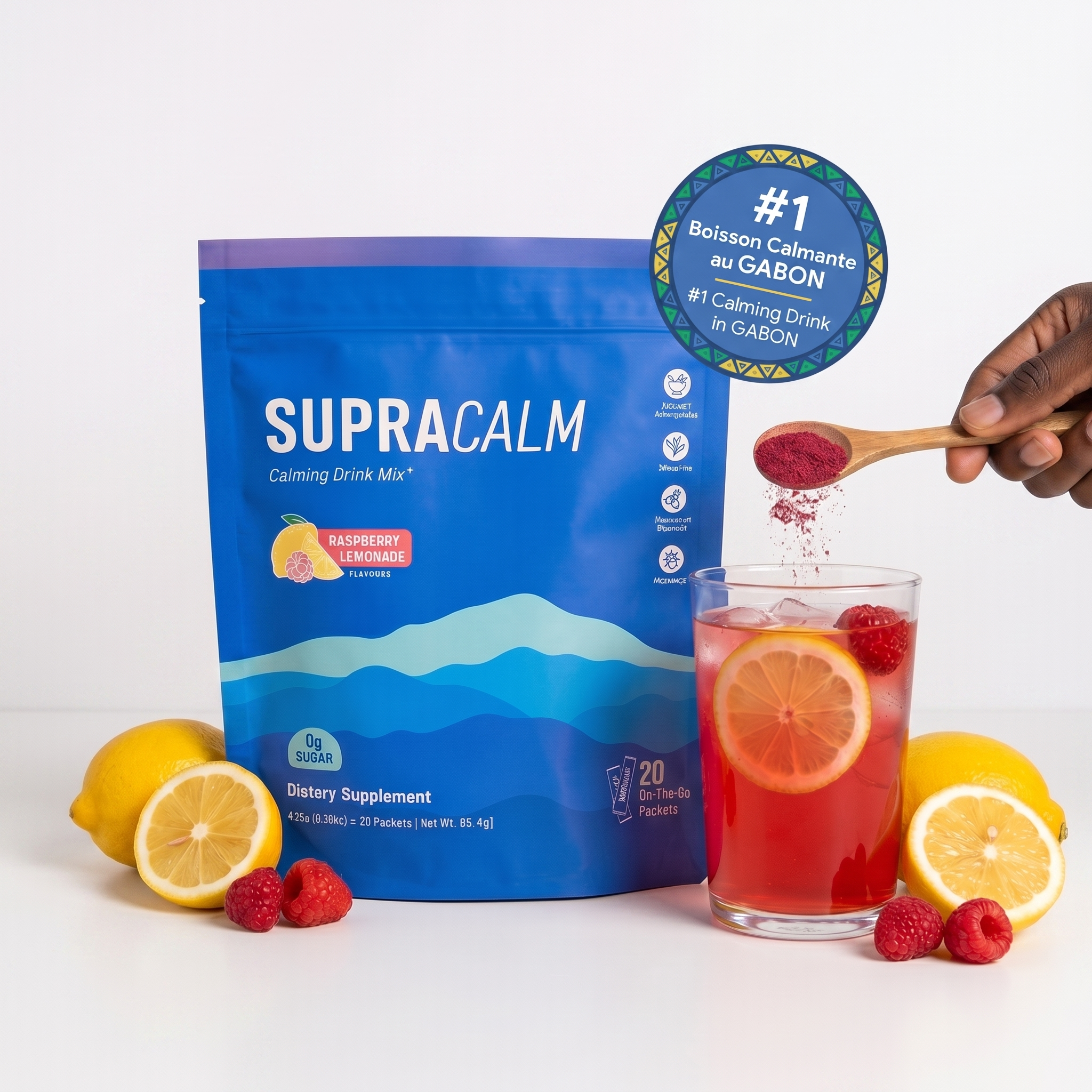 SUPRACALM™ – Dites a dieux au stress, ventre et au visage gonflés